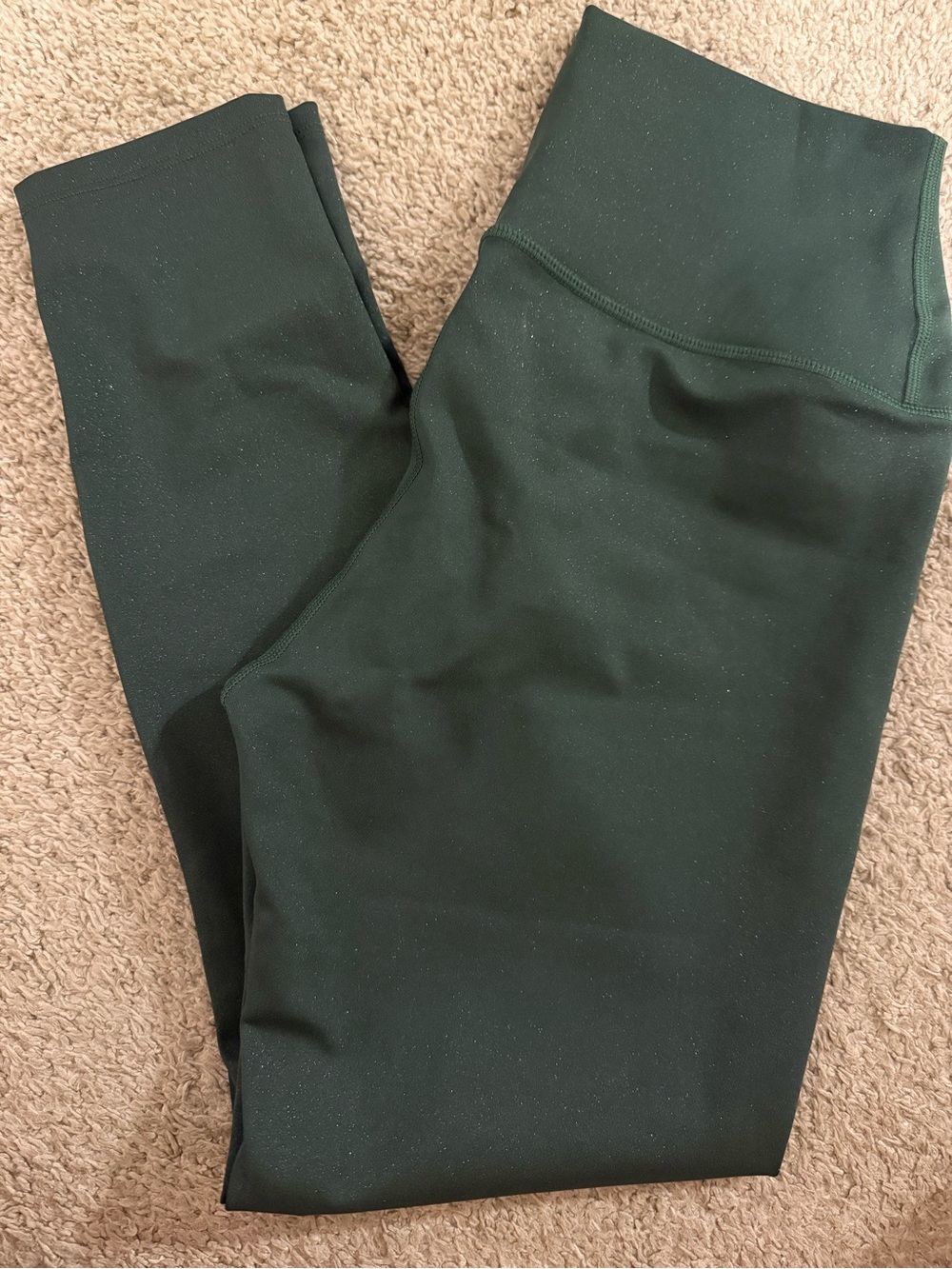 Carbon38 Forest Green High-Waist Leggings